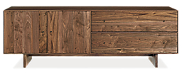 Hudson 72w 16d 24h 2-Door/2-Drawer Media Cabinet with Wood Base