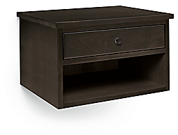 Linear 20w 16d 12h One-Drawer Wall-Mounted Nightstand