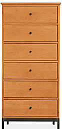 Linear 26w 20d 56h Six-Drawer Dresser