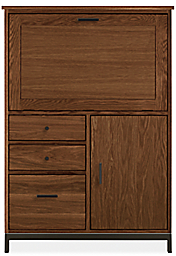 Linear 35w 23d 51h Office Armoire with One File Drawer