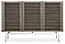 Coles 55w 18d 36h Three-Door Storage Cabinet