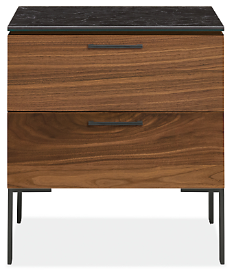 Kenwood 20w 20d 22h Two-Drawer Nightstand with Ceramic Top