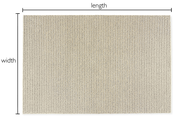 Arden Ribbed Custom Rectangle/Square Rug