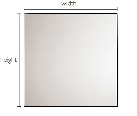 Infinity Custom Rectangle/Square Wall Mirror