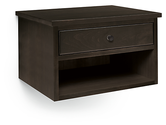 Linear 20w 16d 12h One-Drawer Wall-Mounted Nightstand