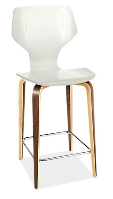 Pike Counter Stool with Wood Base