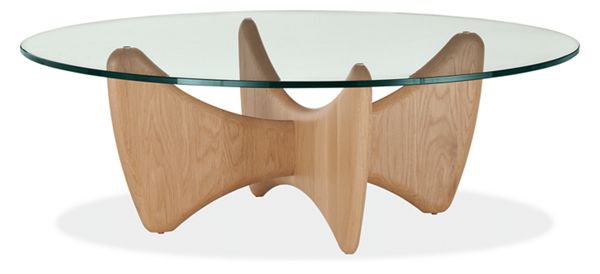 Sanders 42 diam 14h Round Coffee Table by Room & Board