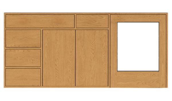 Linear 72w 25d 39h Storage Cabinet by Room & Board