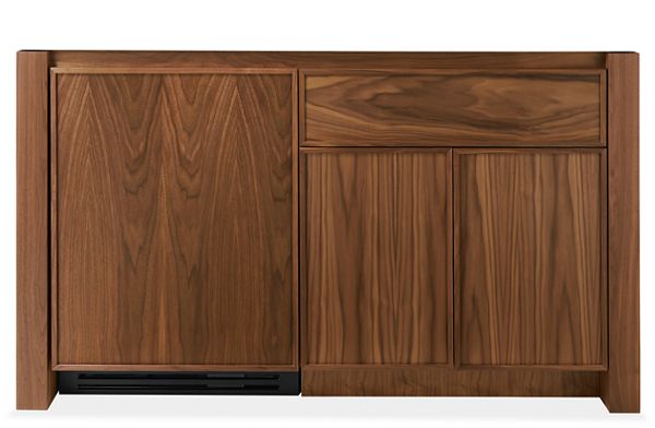 Amherst Storage Cabinets with Refrigerator