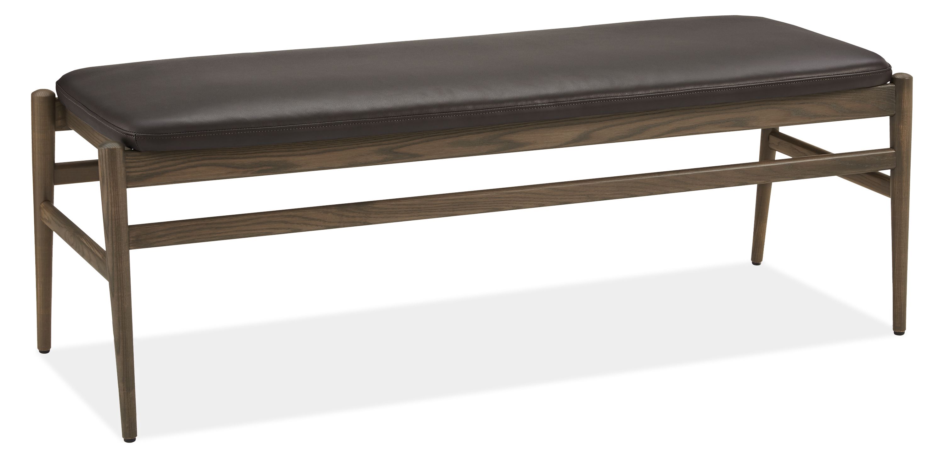 Evan Bench with Leather Seat