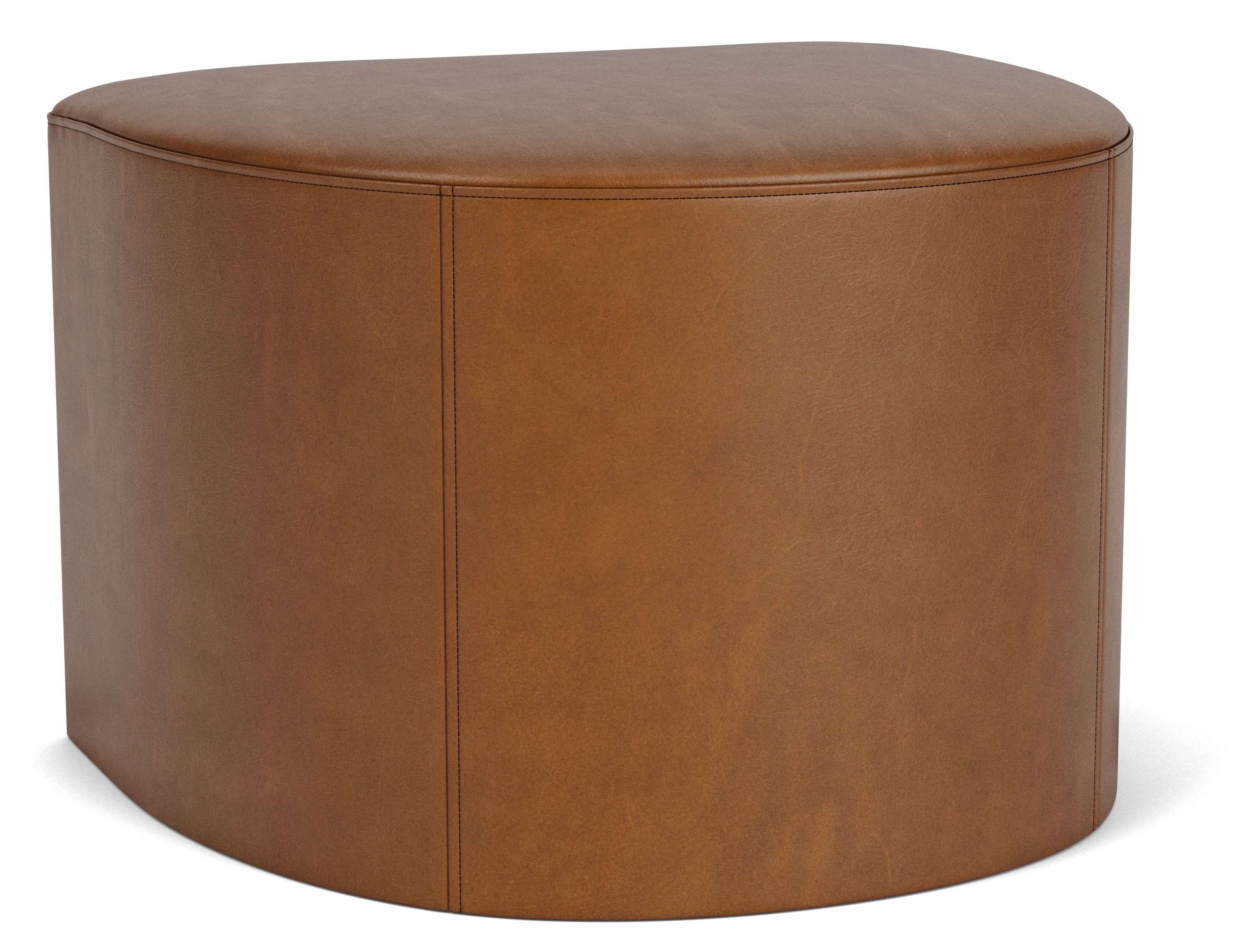 Silva Leather Ottoman