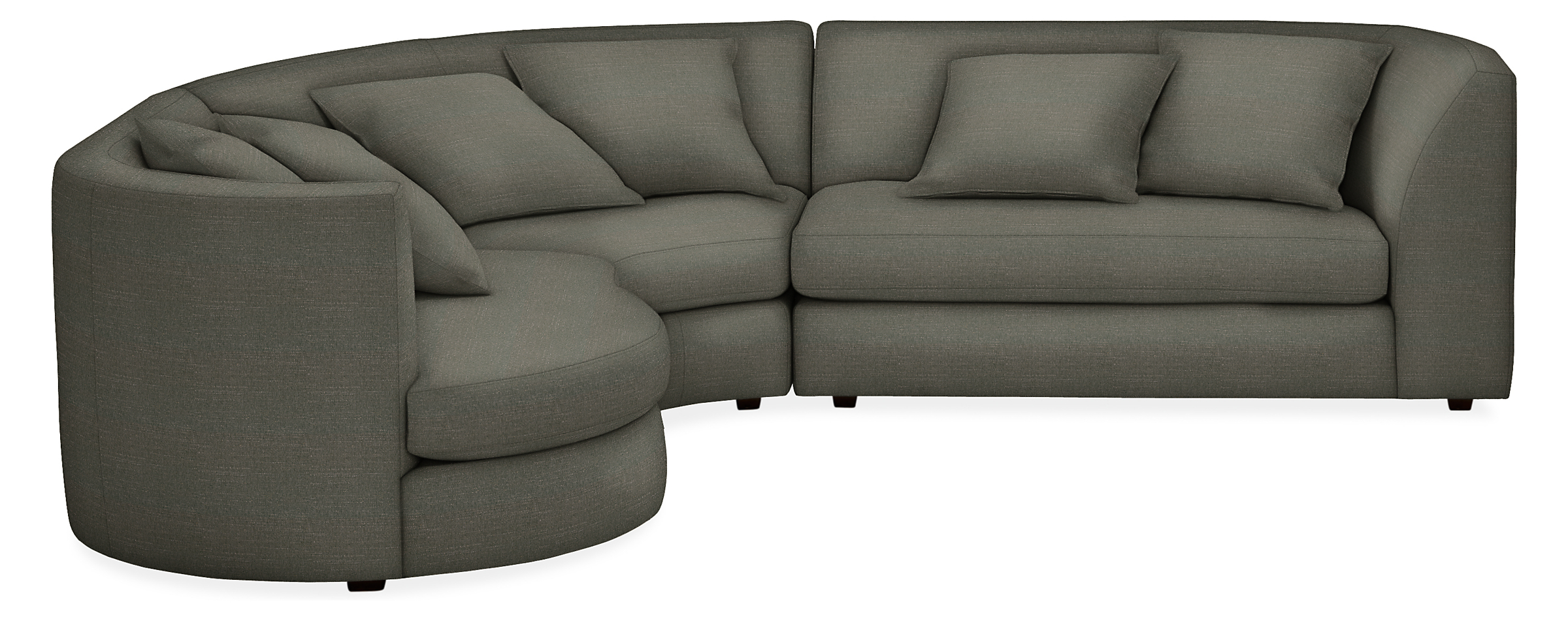 Astaire 110x100" Three-Piece Right-Arm Sofa Sectional