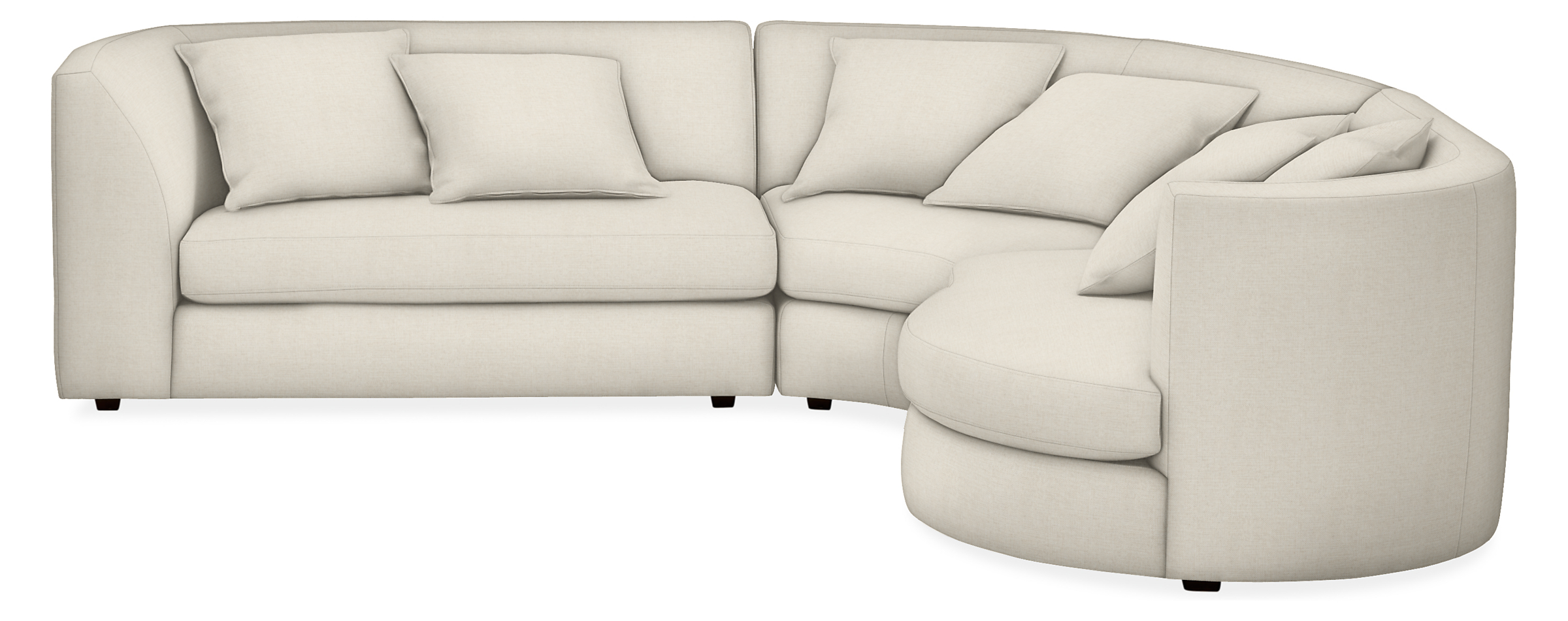 Astaire 110x100" Three-Piece Left-Arm Sofa Sectional