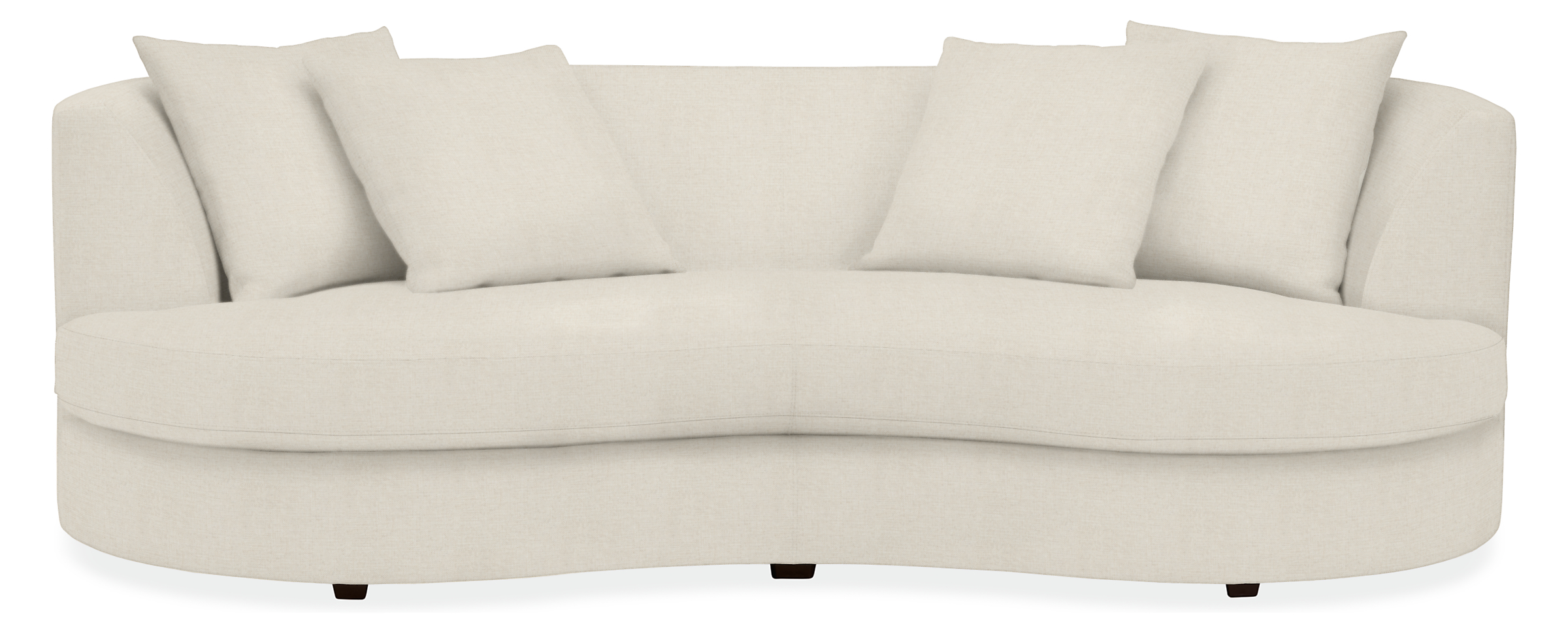 Astaire 94" Bench Cushion Curved Sofa