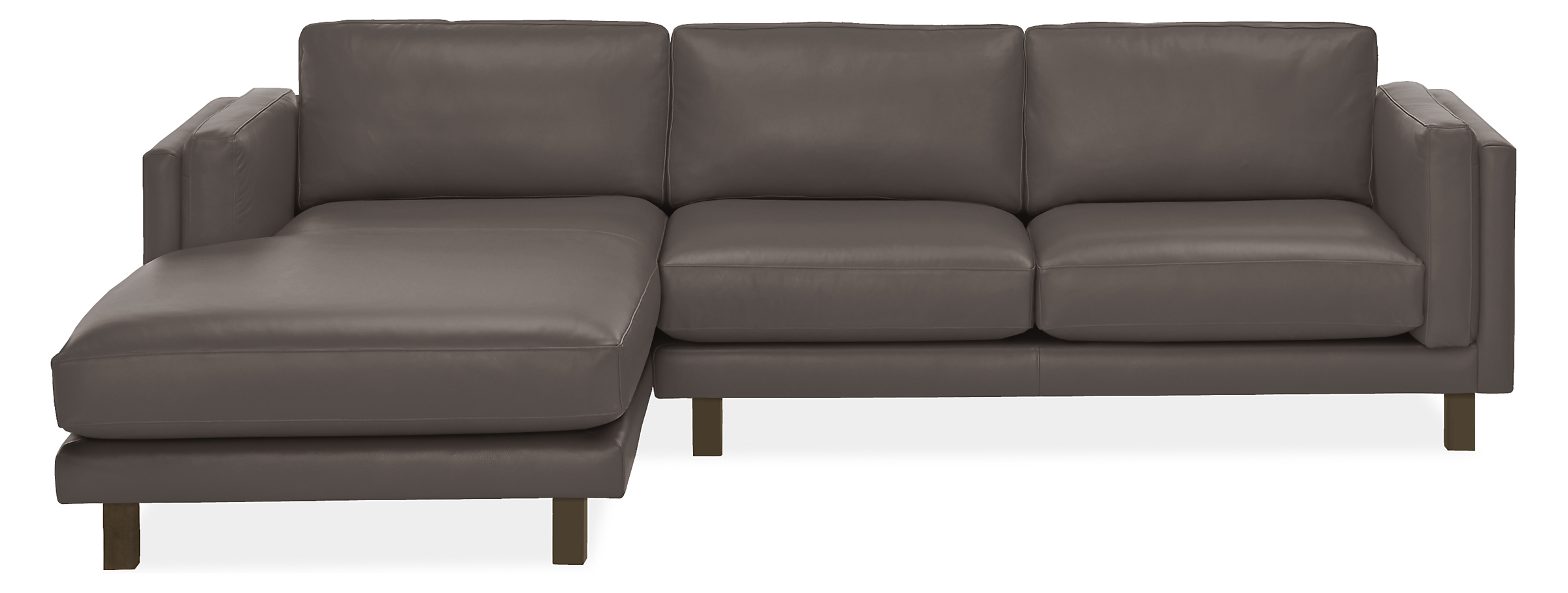 Cade Leather Sofas with Chaise