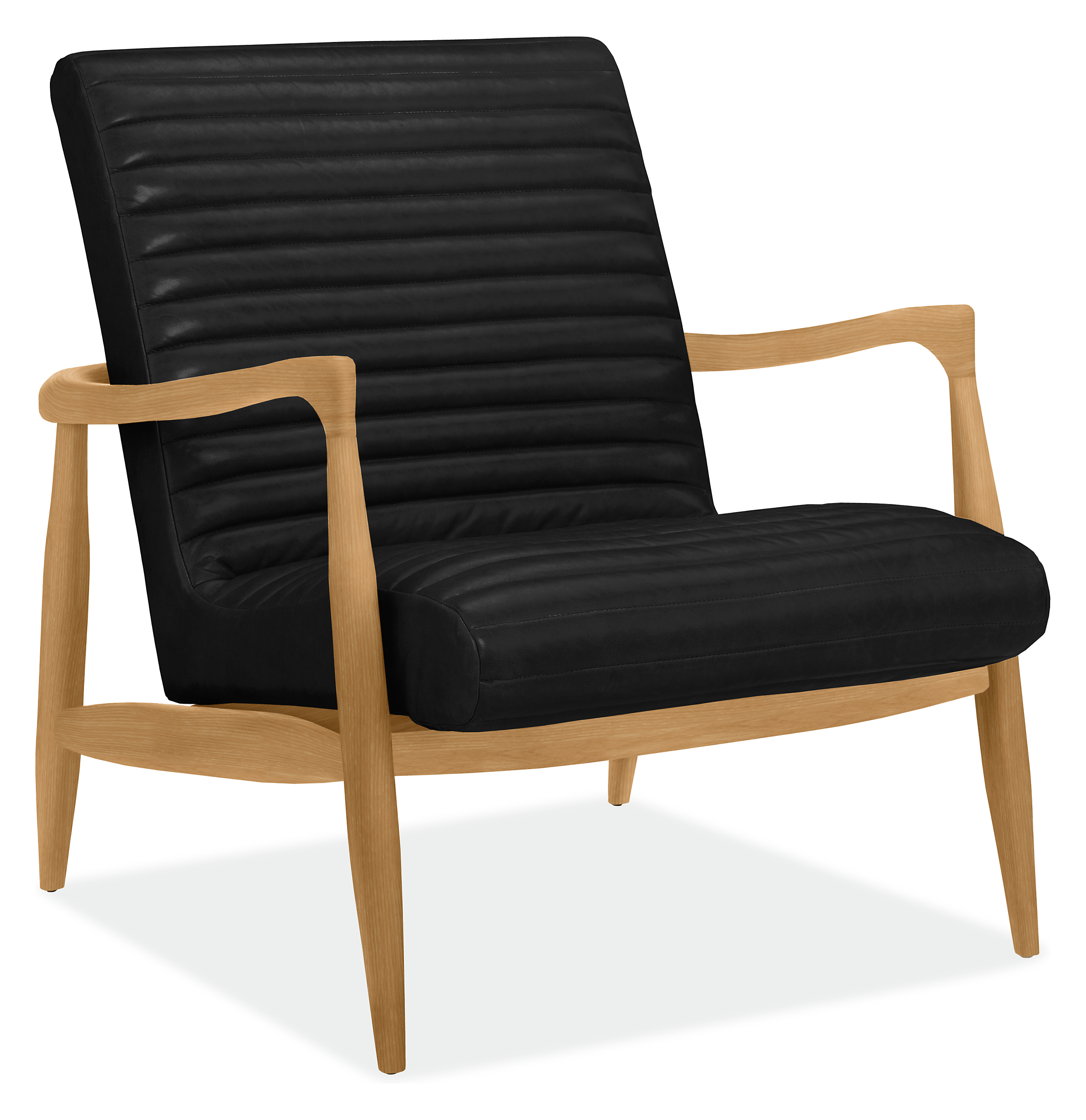 Callan Leather Chair & Ottoman