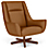 Charles Swivel Chair with Wood Base