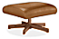 Charles 24w 20d 14h Ottoman with Wood Base