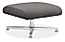 Charles 24w 20d 14h Ottoman with Aluminum Base