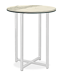 Classic 18 diam 22h Round Outdoor Side Table