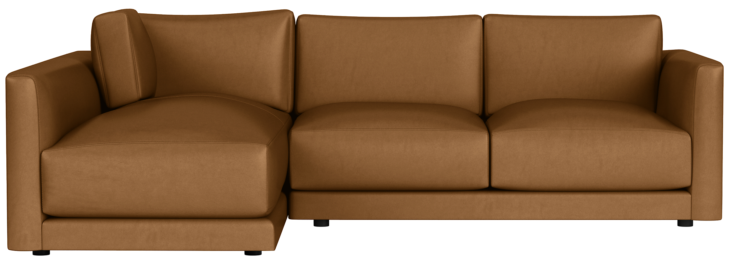 Clemens Leather Sofas with Chaise