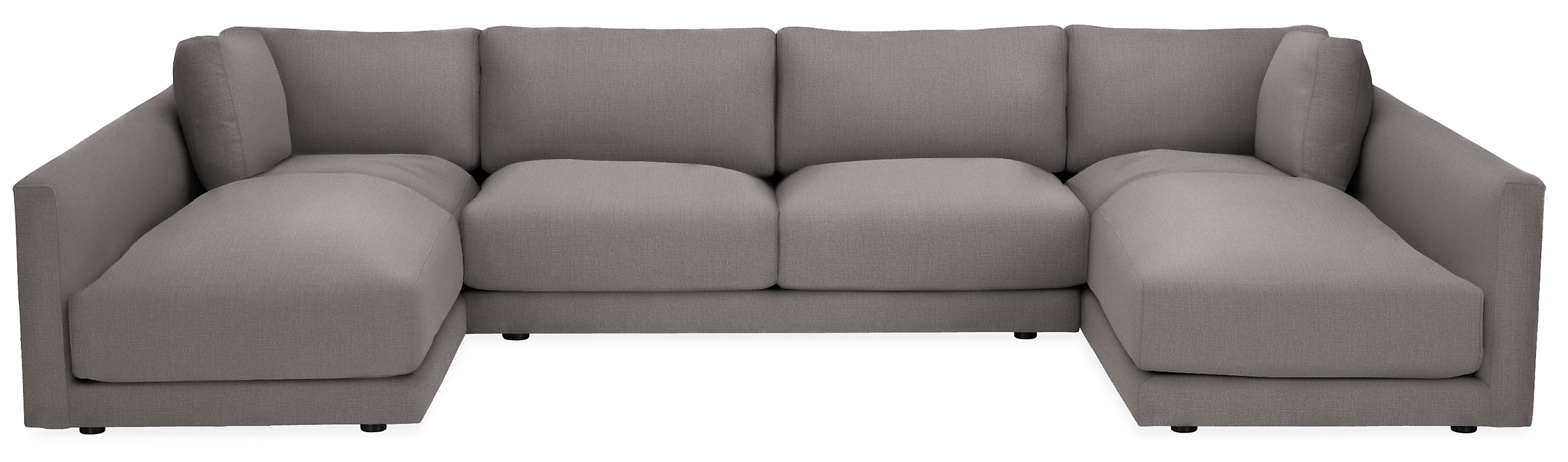 Clemens 140x74" Three-Piece U-Shaped Sectional