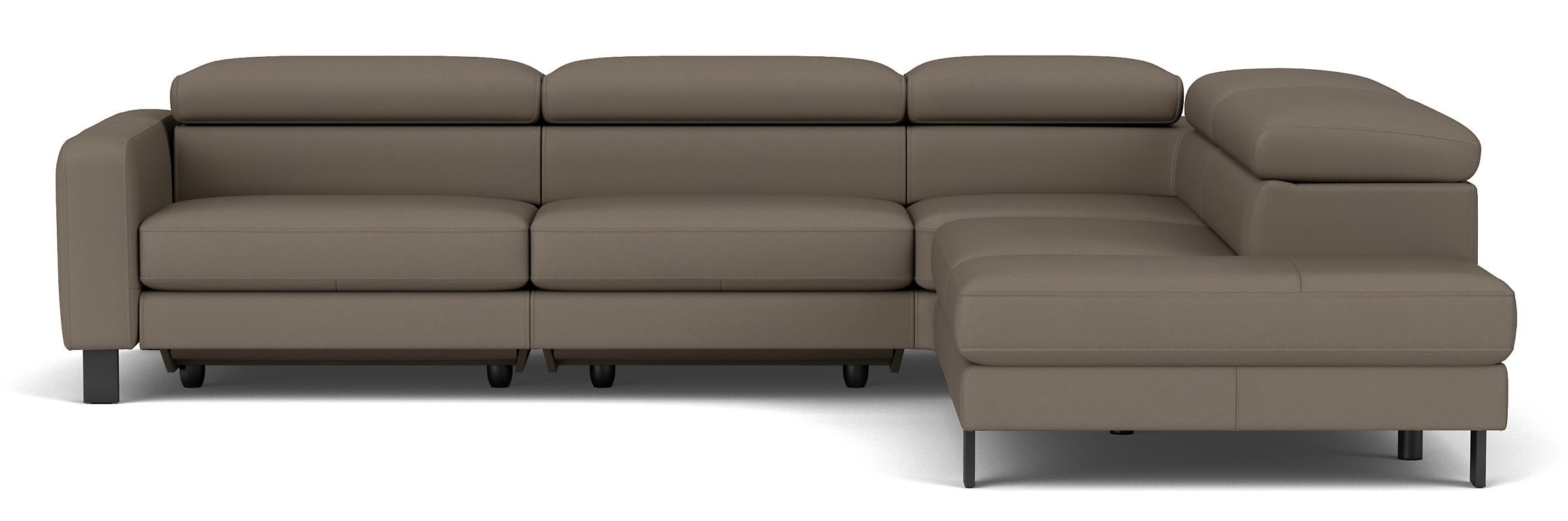 Elio Leather Power-reclining Sofas with Chaise
