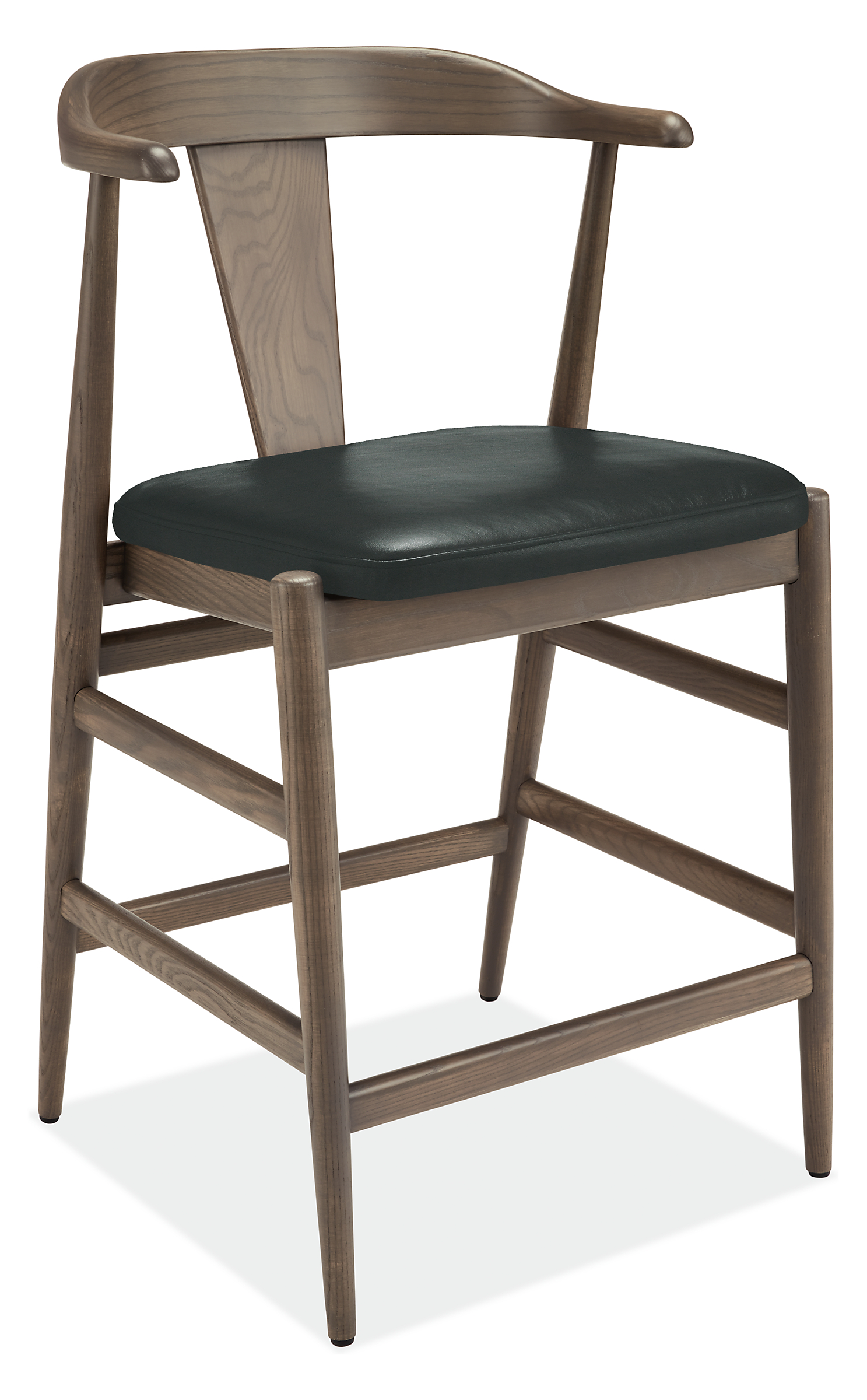 Evan Leather Counter Stool