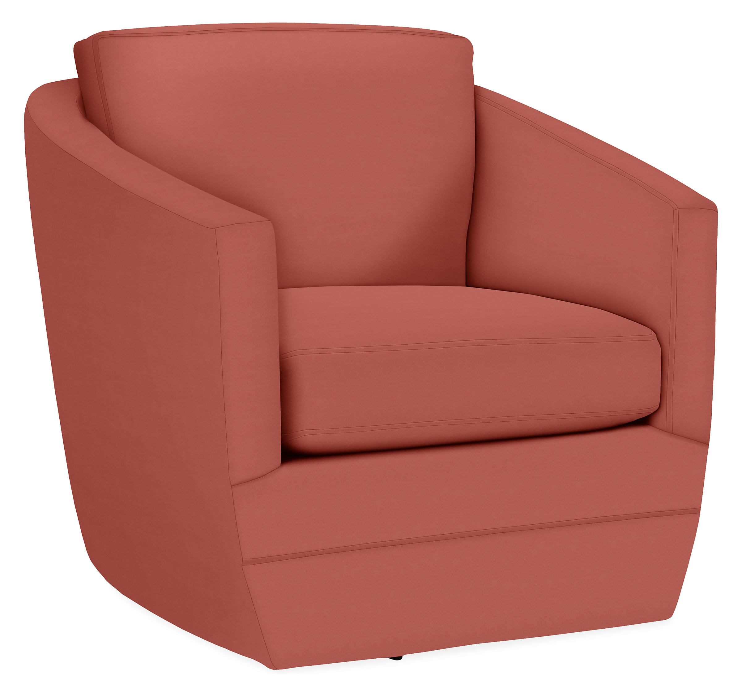 Sunford Swivel Chair in Tristan Coral