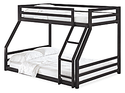 Fort Twin Over Full Low Bunk Bed
