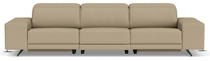 Gio 123" 3pc Sofa w/2pc Powered Foot & Headrest