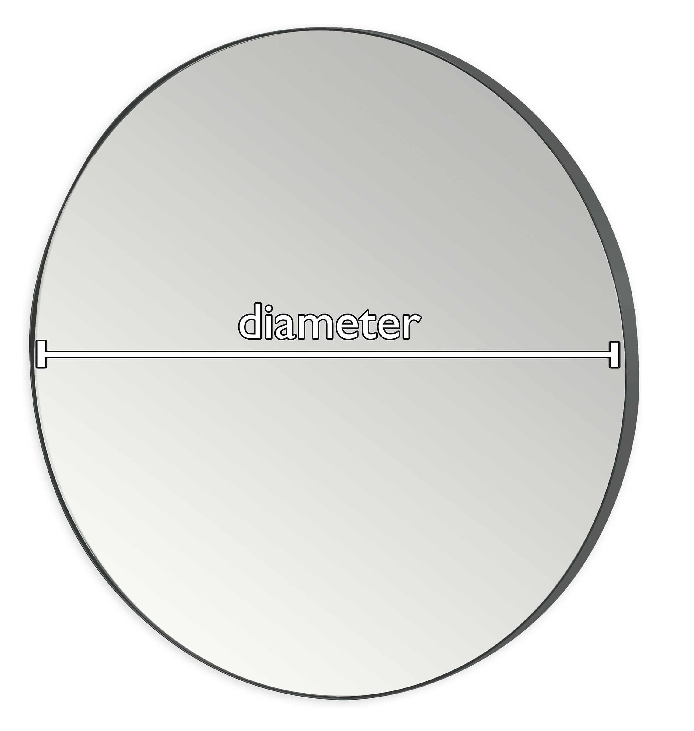 Infinity Custom Round Wall Mirror