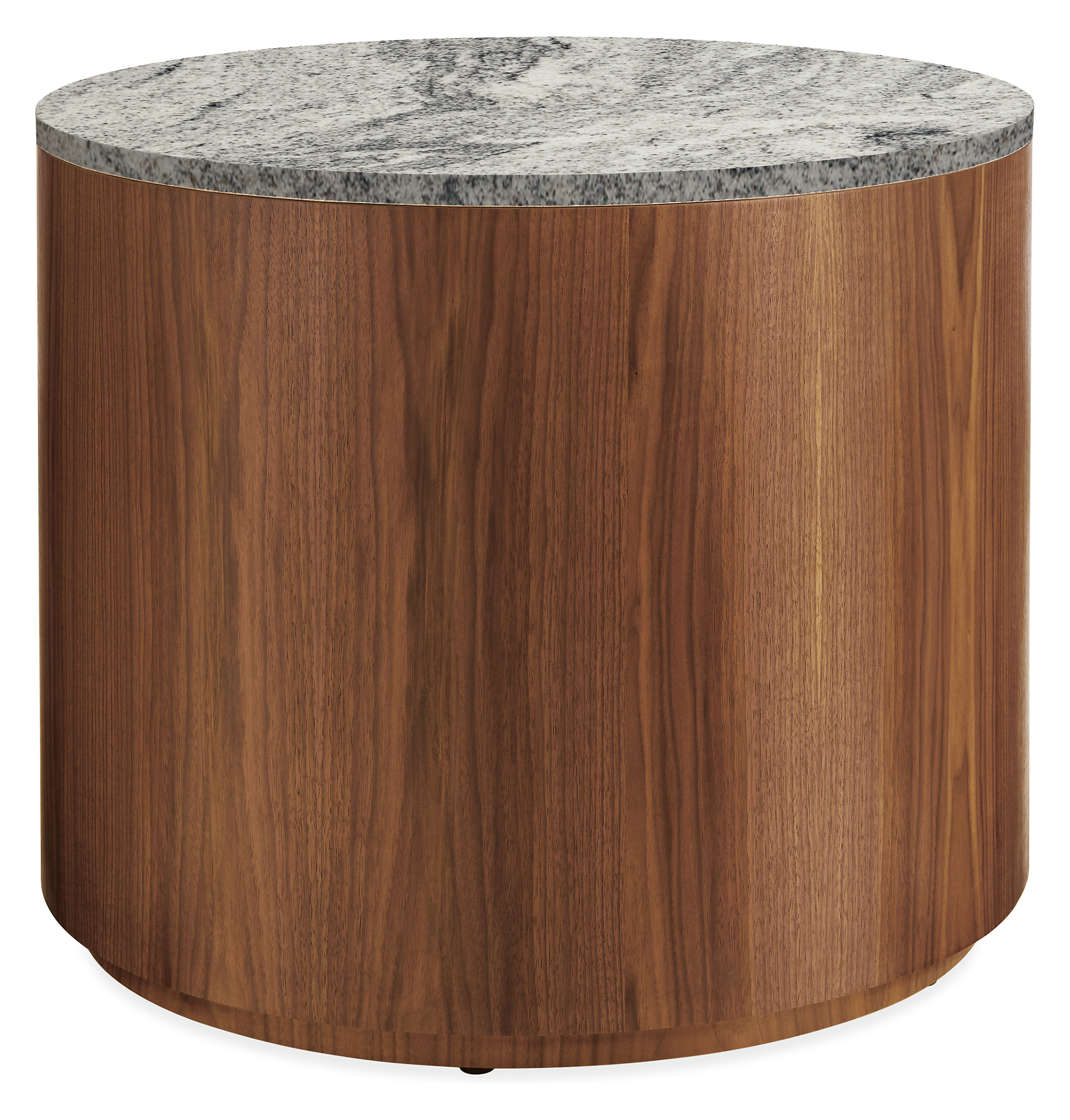 Liam 27 diam 22h Round End Table with Top Option