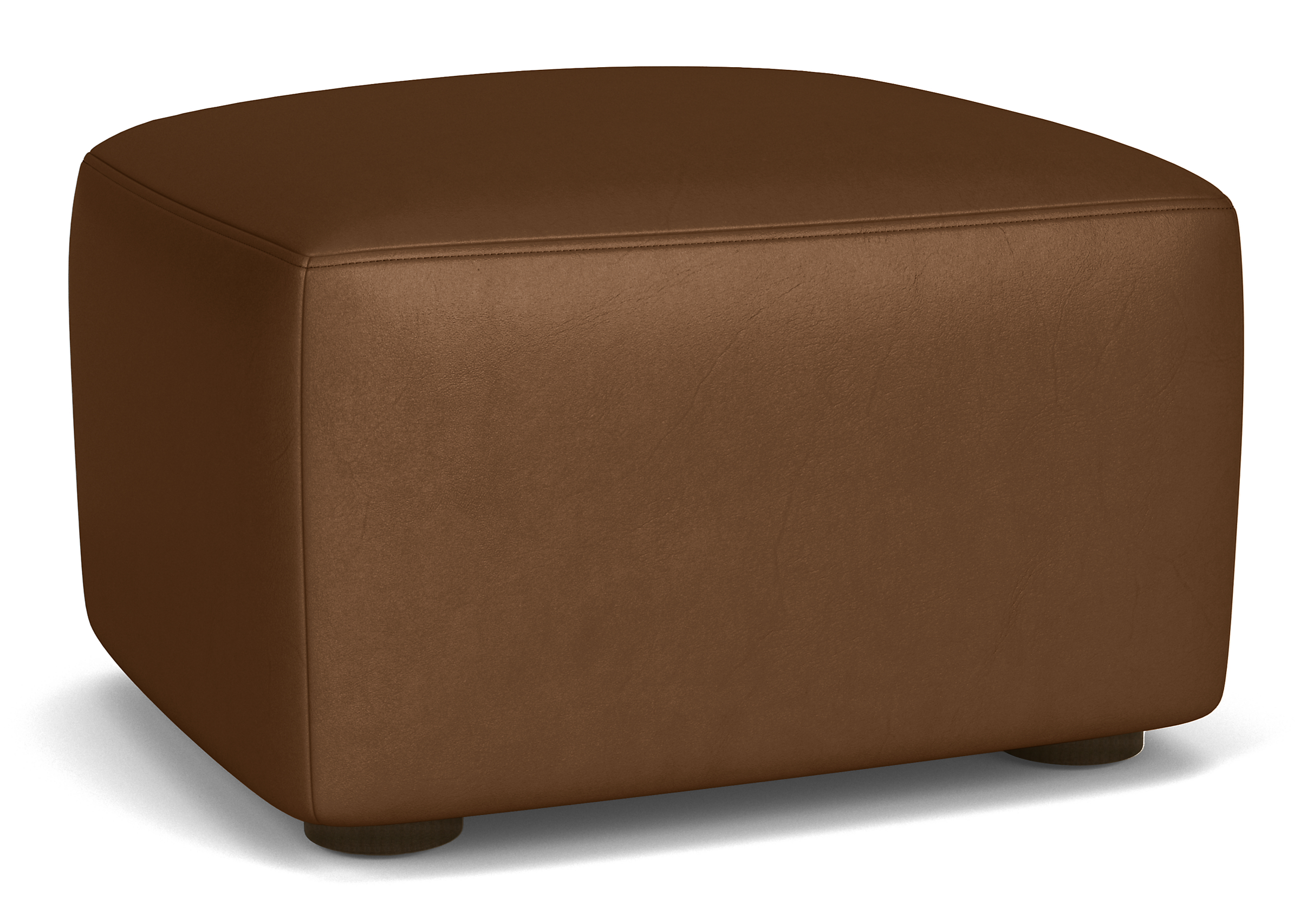 Lily Leather Ottoman