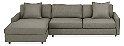 Linger Deep 116" Sofa with Left-Arm Chaise