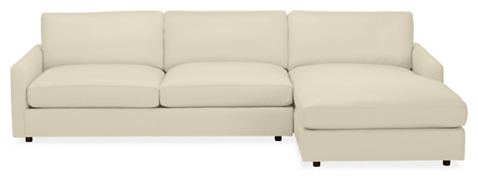 Linger Deep 116" Sofa with Right-Arm Chaise
