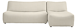 Maya 106" Two-Piece Modular Sofa with Chaise