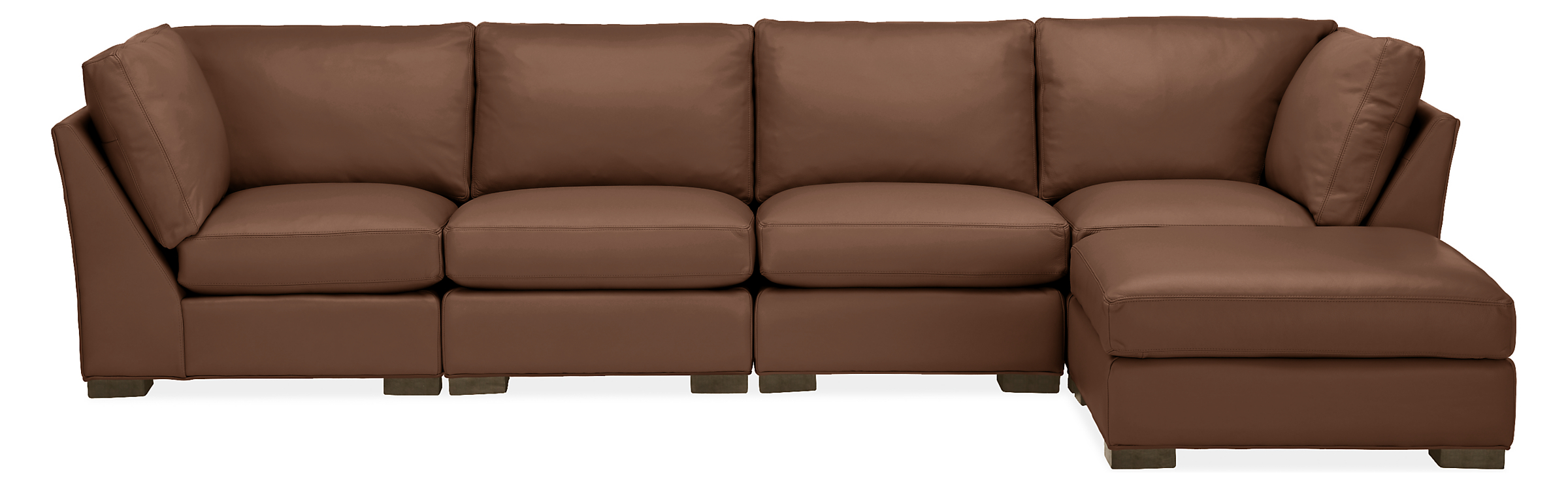 Metro 138x76" Five-Piece Modular Sectional with Ottoman