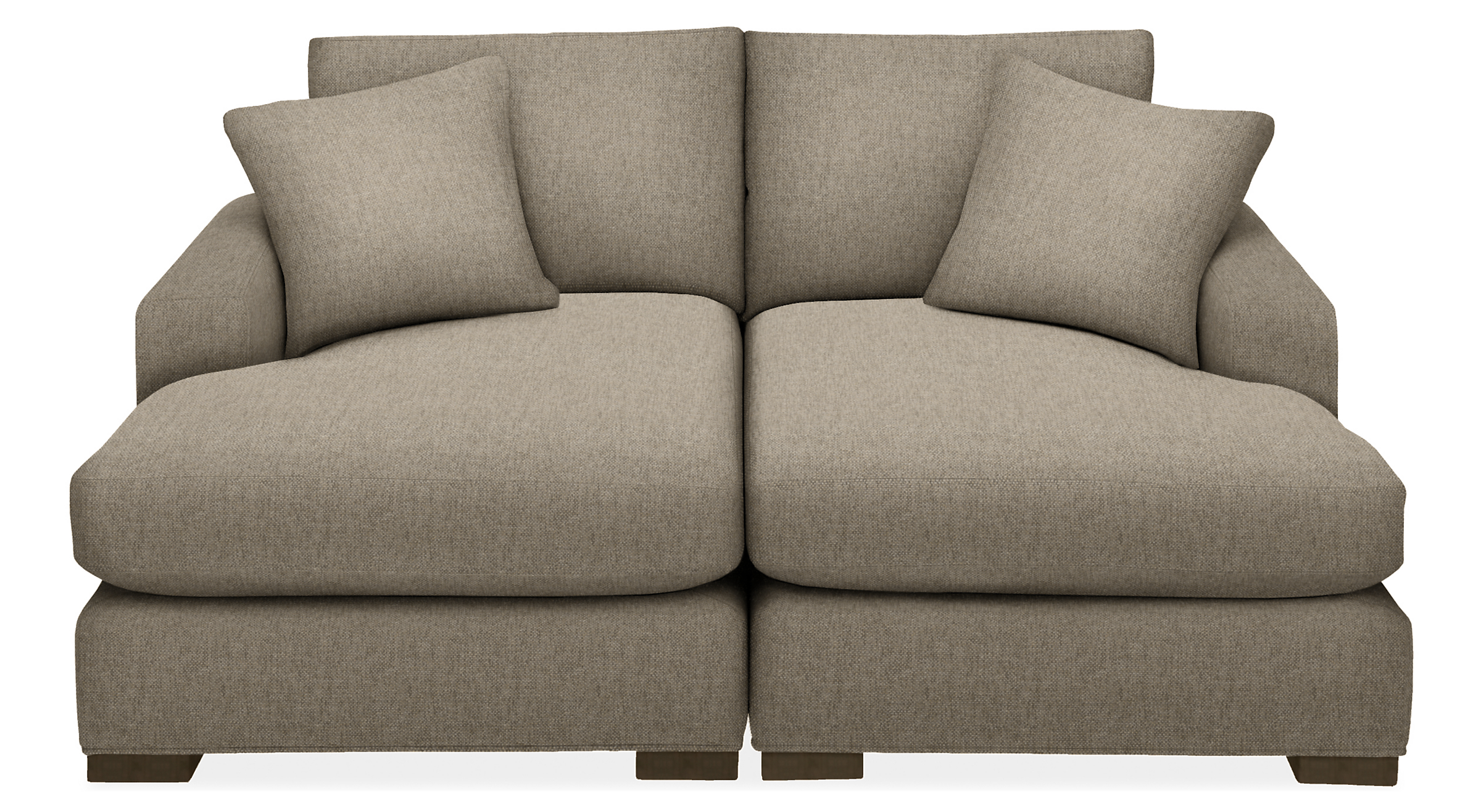 Metro 74x64" Two-Piece Double Chaise Sectional