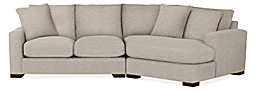 Metro 121" Sofa with Right-Arm Angled Chaise