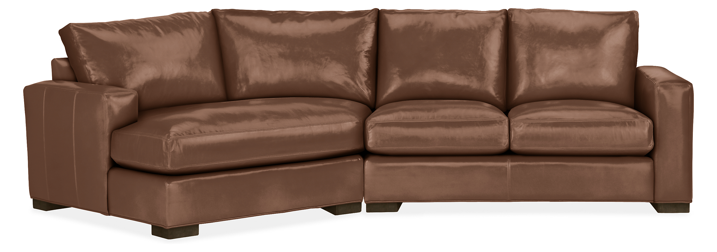Metro 121" Sofa with Left-Arm Angled Chaise