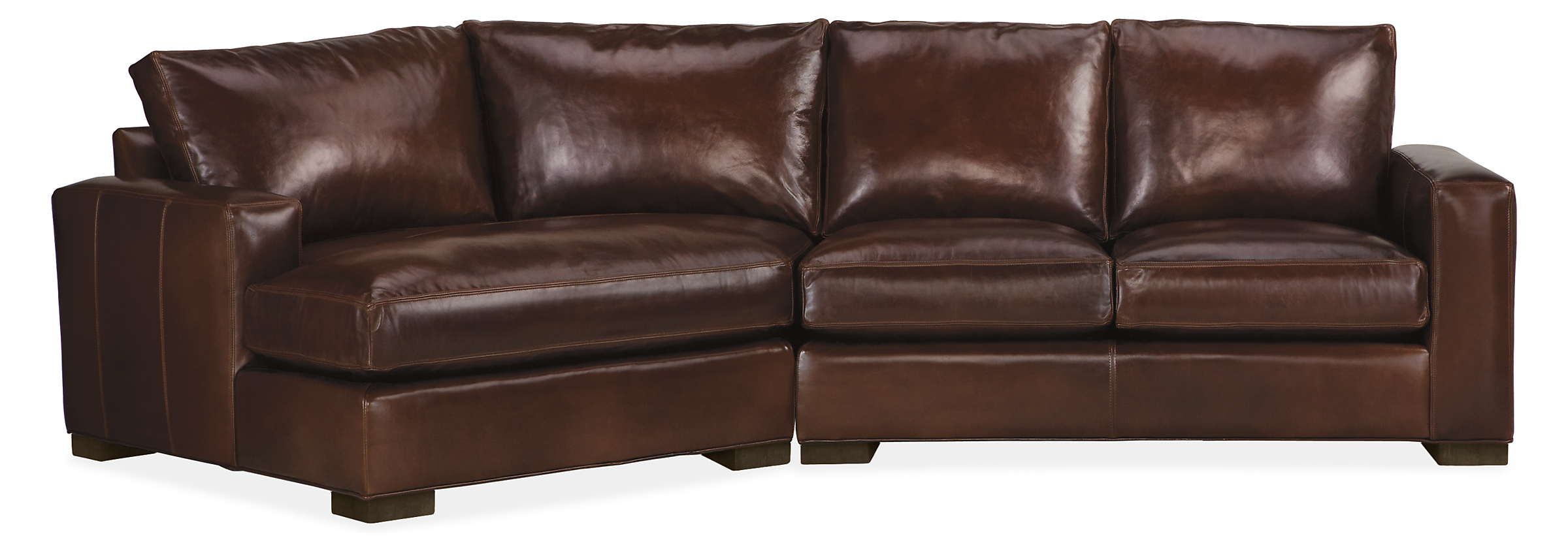 Metro 121" Sofa with Left-Arm Angled Chaise