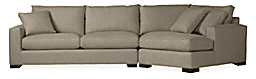 Metro 137" Sofa with Right-Arm Angled Chaise
