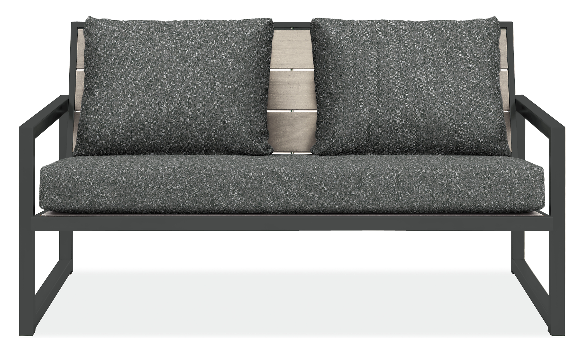Montego 57" Sofa in Thermally Modified Ash with Cushions