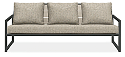 Montego 80" Sofa in Thermally Modified Ash with Cushions