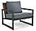 Montego 32" Lounge Chair with Cushions