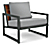 Montego 32" Lounge Chair with Cushions