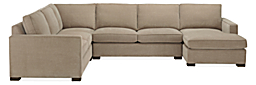 Morrison 144x102" Four-Piece Sectional with Right-Arm Chaise