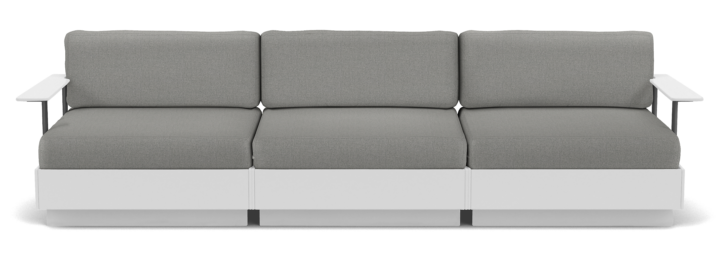 Omni 118x37" Three-Piece Sofa with Arms