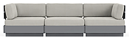 Omni 111x37" Three-Piece Modular Sofa